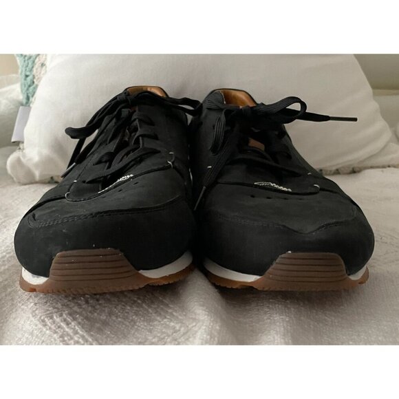 Men's Olukai Huaka'I Li Black Nubuck Leather Shoes, Size 12 - Picture 8 of 14